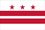 Custom Poly-Max Outdoor District of Columbia Territory Flag (5'x8'), Price/piece