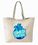Custom Large Canvas Beach Tote Bag w/ Velcro Closure (23"x17"x6"), Price/piece