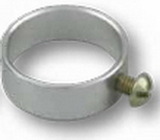 Custom Silver Aluminum Flag Ring for 1 1/8