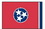 Custom Nylon Tennessee State Indoor/ Outdoor Flag (5'x8'), Price/piece