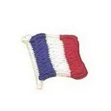 Custom International Collection Embroidered Applique - Flag of France