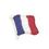 Custom International Collection Embroidered Applique - Flag of France, Price/piece