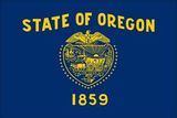 Custom Endura Poly Mounted Oregon State Flag (12