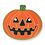 Blank Holiday- 1" Halloween Pumpkin Pin, Price/piece