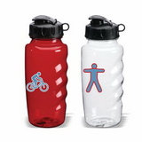 Custom Cutom Logo Water Bottle, 25 oz. Tritan Bottle with Carabiner, Travel Bottle, Coffee Bottle, 8.25