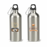 Custom Cutom Logo Water Bottle, 20 oz. Stainless Steel Sports Bottle, Travel Bottle, Coffee Bottle, 8.5