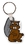 Custom Beaver 2 Animal Key Tag, Price/piece