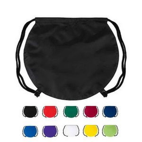 Custom Round Drawstring Backpack