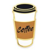 Blank Coffee To-Go Cup Pin, 3/4