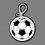 Luggage Tag - Soccer Ball, Price/piece