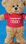 Custom 10" Ruddly Bear Stuffed Oatmeal Beige Bear, Price/piece
