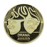 Blank Round Drama Award Pins, 1