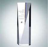 Custom Goldwell Optical Crystal Tower Award (Small), 5
