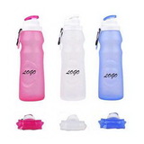 Custom 17OZ Silicone Collapsible Water Bottle, 9