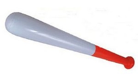 Custom 28" White / Red Inflatable Baseball Bat