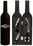 Custom 5 Piece Wine Tool Set In Bottle Look Black Case, Price/piece