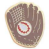 Blank Gold Enameled Chenille Letter Pin (Baseball Glove)