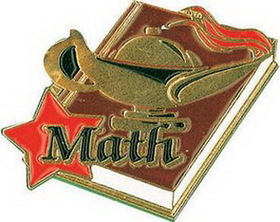 Custom 1 1/4" Math Pin Lapel Pin
