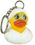 Blank Rubber Day Spa Duck Keychain