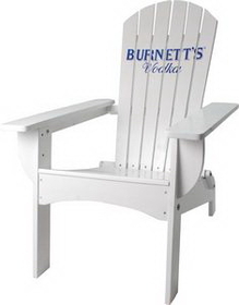 Custom Wood Adirondack Chair, 40" H x 28" W x 35.5" D