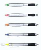 Custom Chrome Highlighter Ballpoint Pen
