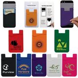 Custom Cell Phone Card Holder W/ Packaging, 2 1/4