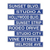 Custom Hollywood Street Sign Cutouts, 4