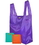 Custom Fold Up Recycled Shopper Bag, 13 3/4" L x 3" W x 21 1/2" H, Price/piece