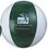 Blank 9" Inflatable Forest Green & White Beach Ball