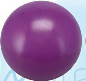 Custom 16" Inflatable Solid Purple Beach Ball