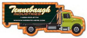 Custom Trash/Recycle Truck Shape 30 Mil Outdoor Safe Magnet (5"x2.0625")