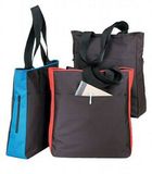 Custom Poly Side Zipper Tote Bag