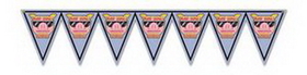 Custom Printed Pennant Banner, 11 1/4" H x 7' L