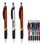 Custom Plastic Pens with Touch Screen Stylus, 0.25" W x 5.5" L, Price/piece