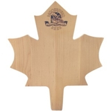 Custom Maple Leaf Shaped Wood Cutting Board