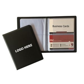 Custom Vinyl Business Card Holder, 5" W x 4 1/2" H