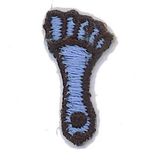 Custom Potpourri Embroidered Applique - Footprint