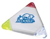 Custom Two Color Triangle Shape Highlighter W/ Erasing Ink