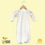 Custom The Laughing Giraffe Long Sleeve Cotton Infant Sleeper Gown - White, Price/piece