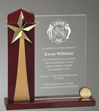 Custom Rising Star Vertical Acrylic Award (9 1/2