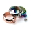 Custom Rose Gold & Rainbow Booze Bracelet, 4" W x 1 1/2" H, Price/piece