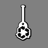 Custom I.D. Pal - Tag W/ Recycling Symbol, 1/8