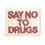 Custom Potpourri Embroidered Applique - Say No To Drugs, Price/piece