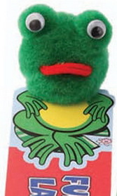 Custom Frog Bookmark Weepul, 8" L X 1.75" W