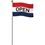 Custom Lawn-Mate Flagpole - Complete Set (12 ft Pole & Fittings), 12' L, Price/piece