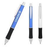 Custom Blue Delray Ballpoint Click Pen