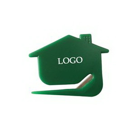 Custom House Shape Letter Slitter, 2.76" L x 1.97" W x 0.15" H