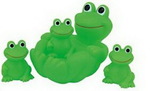 Custom Rubber Frog 4 Piece Big Family