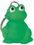 Goodview Custom Rubber Mini Frog Key Chain, Screen Printed, 1 1/4" L X 1 1/2" W X 2 1/8" H, Price/piece