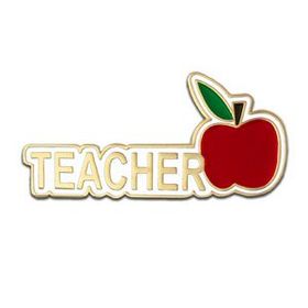 Blank School - Teacher Pin, 1 1/4" L